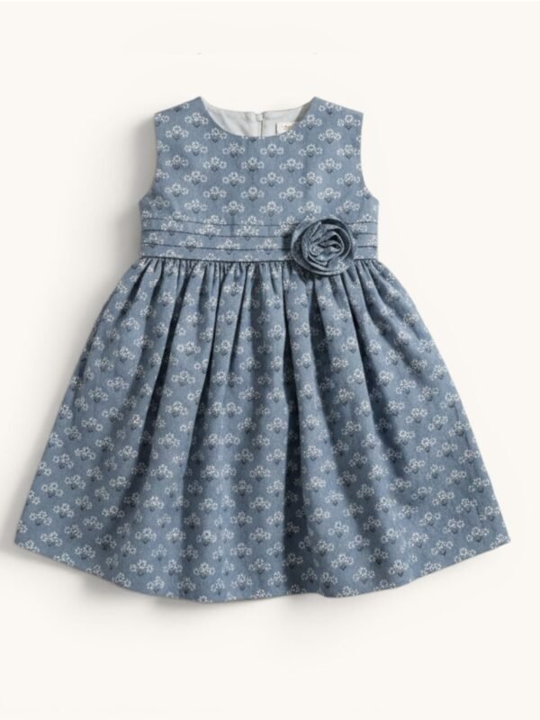 Flowery cotton dress