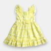 Lace Trimmed Flutter Dress