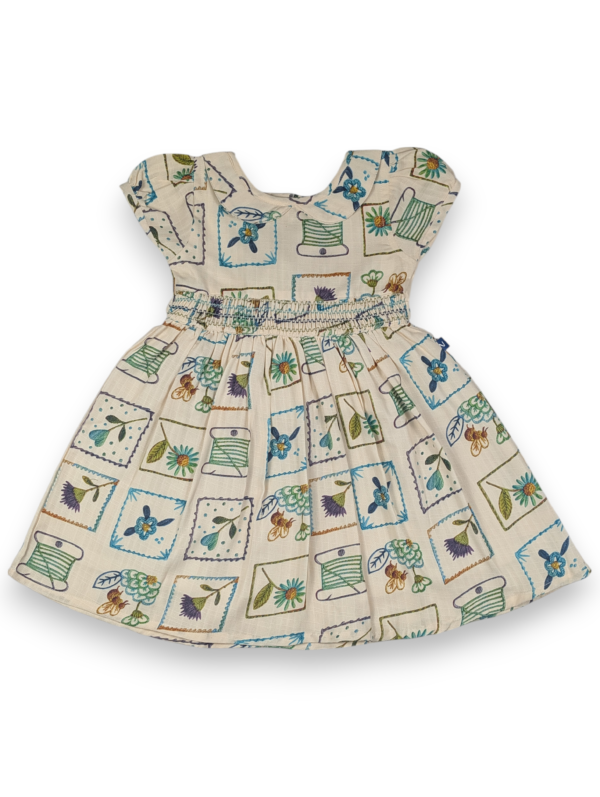 Wildflowers  Patchwork  Print Dress
