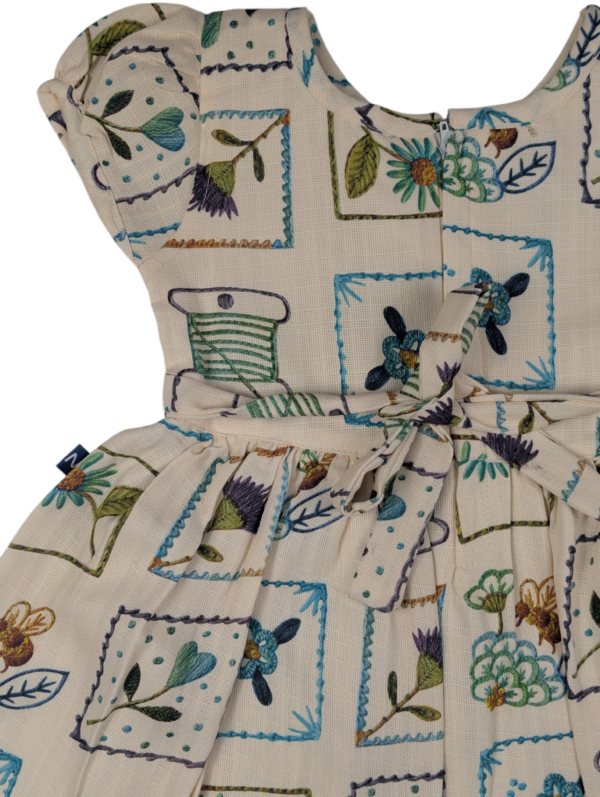 Wildflowers  Patchwork  Print Dress