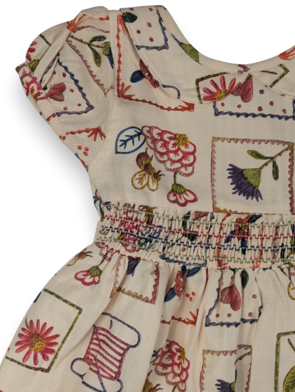 Wildflowers  Patchwork  Print Dress