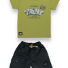 "Trust" Graphic Tee & Cargo Set