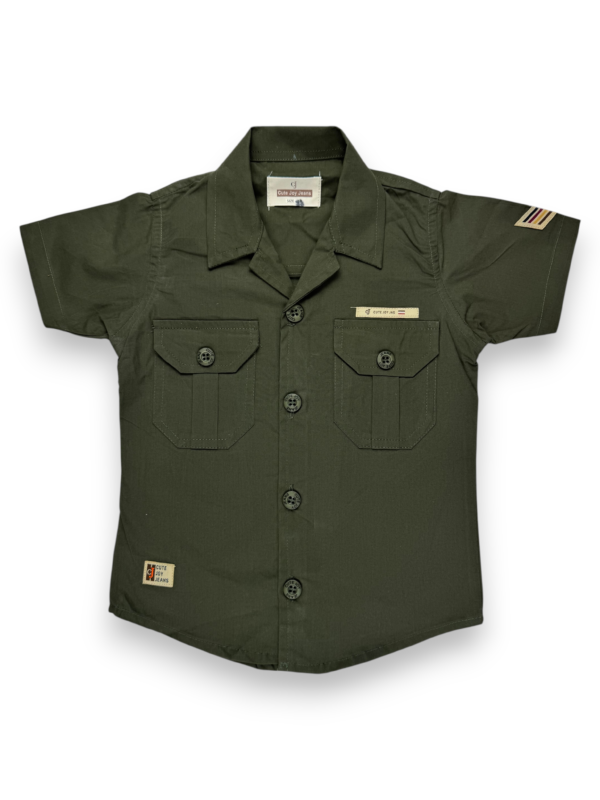 Utility Cargo Shirt and Shorts Set