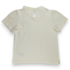 Cream top back Little Dreamer Puff-Sleeve Blouse