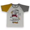 "Dino-Mite" Tricolor Graphic T-Shirt (Natural Cotton)