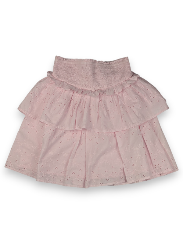 Girls Cotton Tiered Skirt
